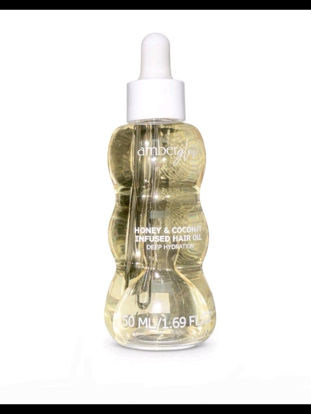 AmberGlow Honey & Coconut Infused Hair Oil - 1.69fl Oz BNIB